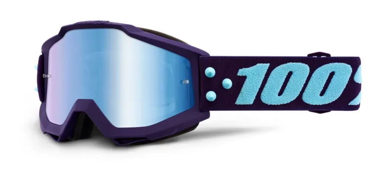 Image of 100 Accuri Youth Goggles Maneuver/Blue Mirrored Lens
