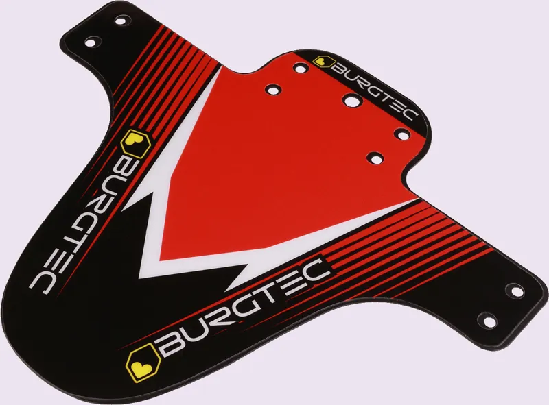 Image of Burgtec Moto Mudguard Red/Black