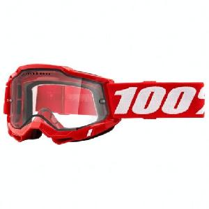 Image of 100% Accuri 2 Enduro MTB Goggles - 2021 - Red / Clear Lens