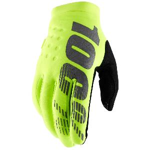 Image of 100% Brisker MTB Gloves - M - Yellow