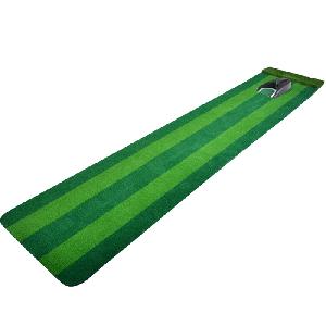 Image of Hilllman PGM Two-Tone Artificial Turf Golf Putting Green with Auto-Return Putting Cup