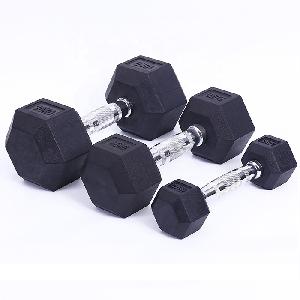 Image of Ironman Rubber Coated Hex 2.5kg Dumbbell Pair
